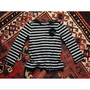 FREE* with purchase! Striped flower t-shirt!